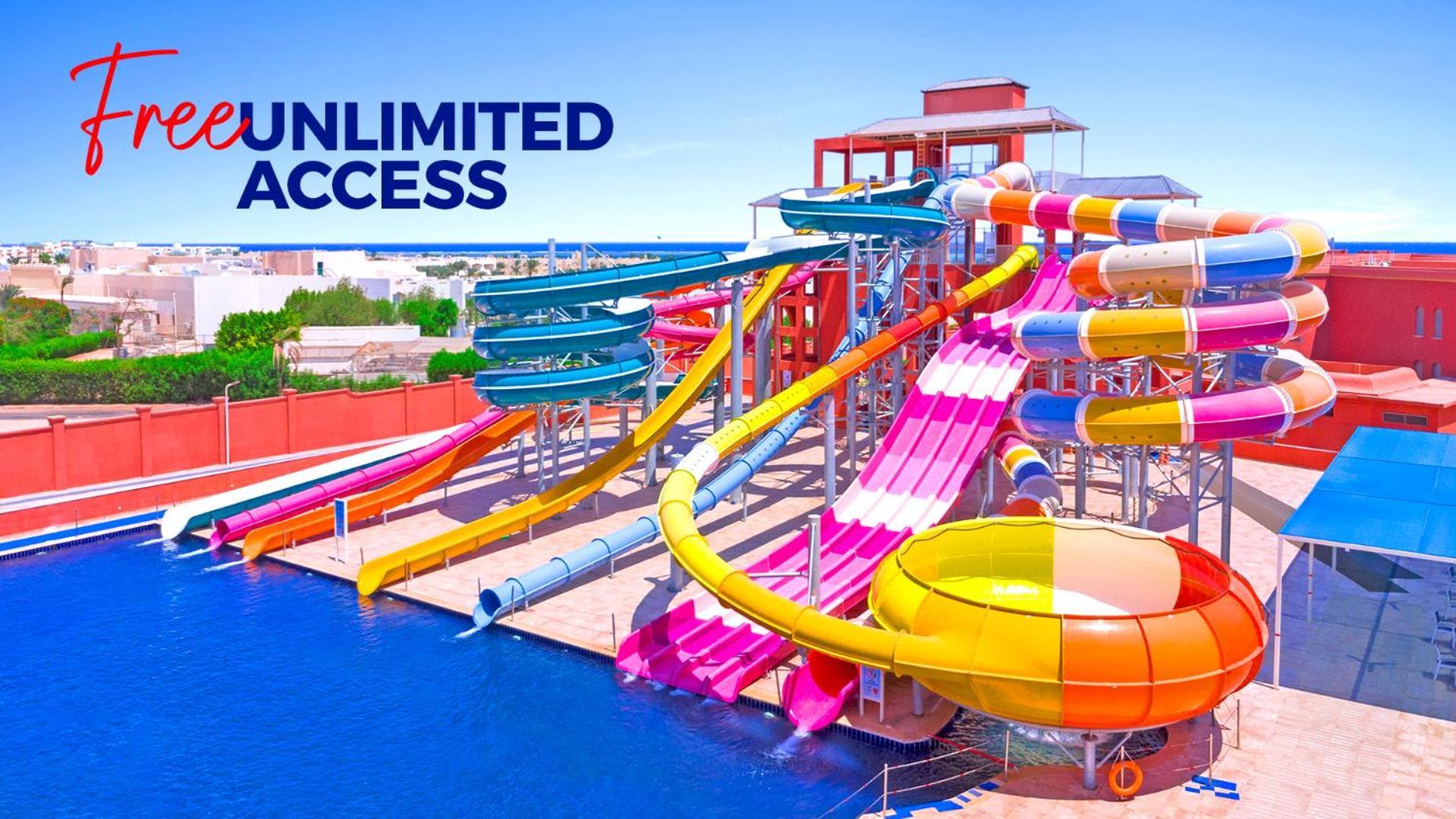 Pickalbatros Laguna Club Resort Sharm El Sheikh Bagian luar foto Splash the Sun Water Park