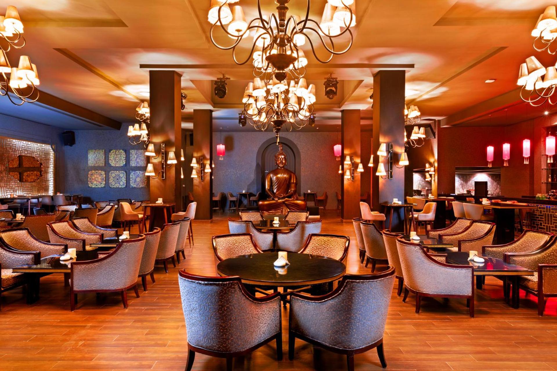 Pickalbatros Laguna Club Resort Sharm El Sheikh Bagian luar foto The interior of the restaurant