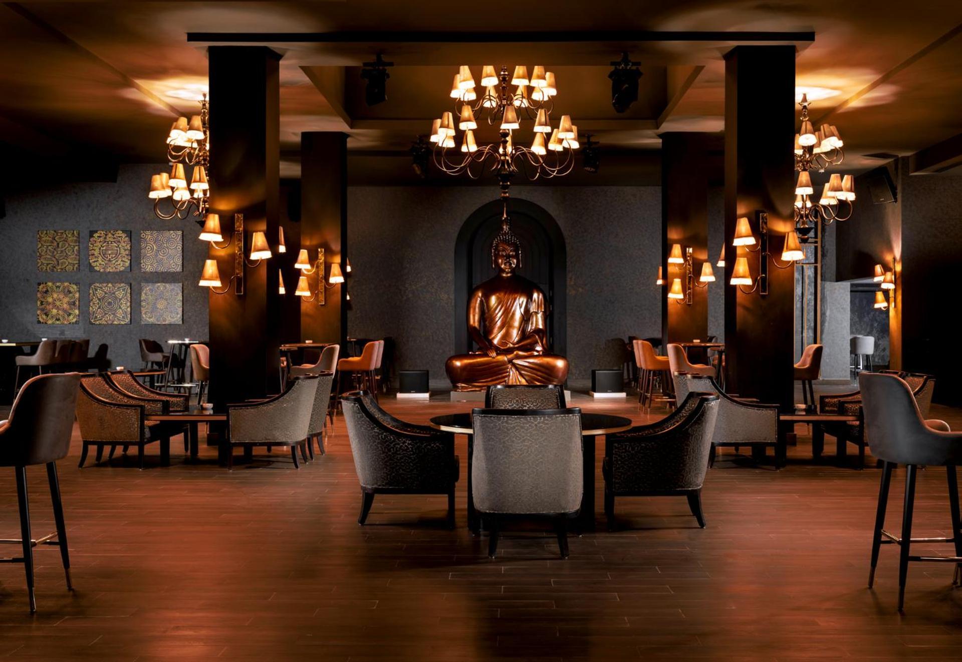 Pickalbatros Laguna Club Resort Sharm El Sheikh Bagian luar foto The interior of the restaurant